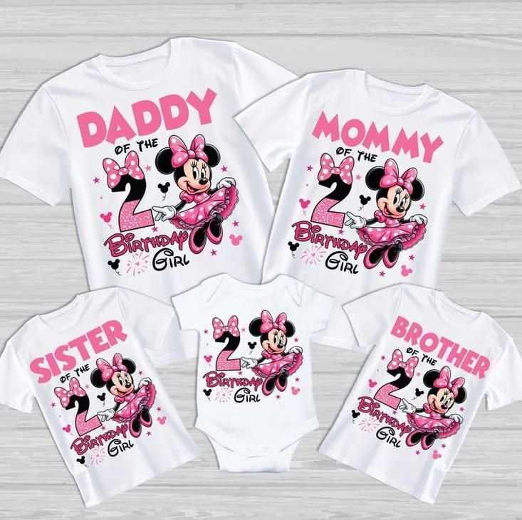 Camisetas personalizadas para familia de cumpleaños